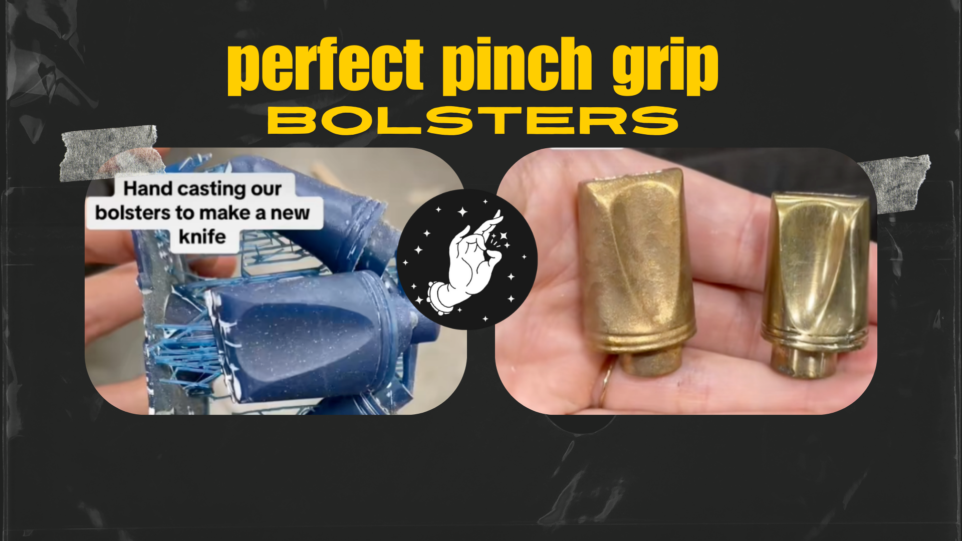 Primeaux Handcrafted Cutlery Perfect Pinch Grip Bolsters